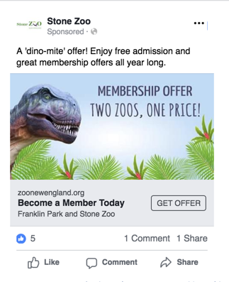 Zoo New England Digital Ad